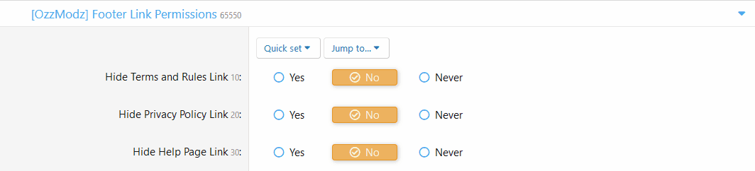 [g-help.net] [OzzModz] Footer Link Permissions