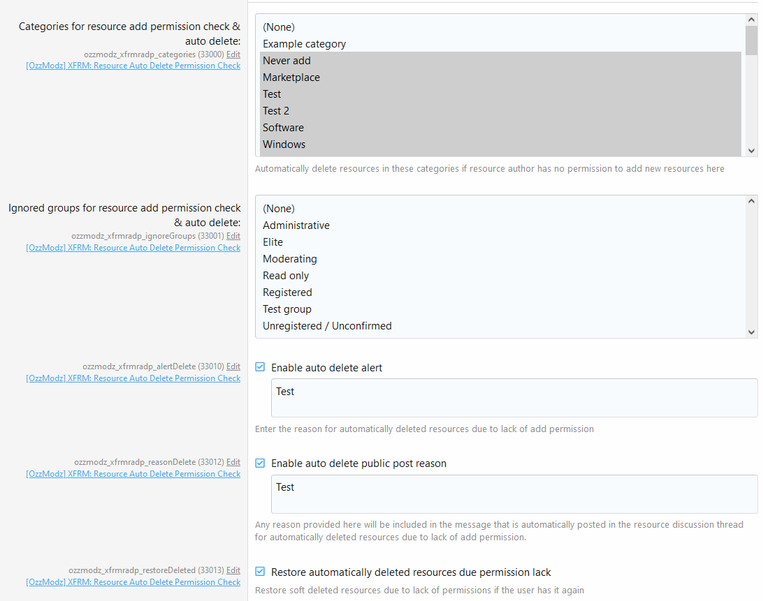 [g-help.net] [OzzModz] XFRM: Resource Auto Delete Permission Check
