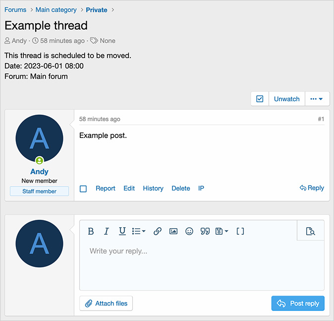 [g-help.net] [AndyB] Schedule thread