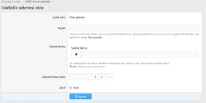 [g-help.net] [XenGenTr] 📊 Forum istatistik sistemi