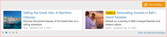 [g-help.net] [XenCustomize] Holidays Manager: Vacations, Trips & Travel-related CMS