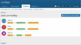 [g-help.net] [XenCustomize] Holidays Manager: Vacations, Trips & Travel-related CMS